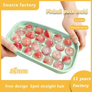 silicone 22 cavity mini ice ball with lid