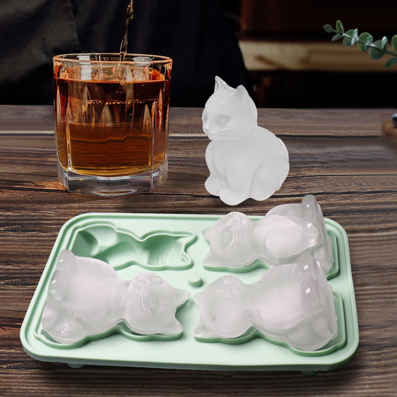 American cat silicone ice tray 