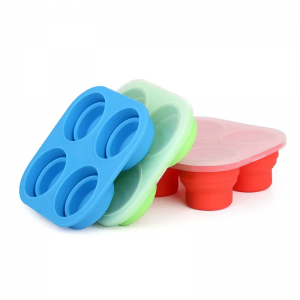 New Trending Custom Eco-friendly Collapsible Silicone Baby Food Storage Container Ice Tray