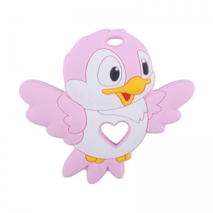 Baby Toy Accessories Bpa Free Baby Toys Cartoon Bird Animals Diy Necklace Pendant Silicone Baby Teethers