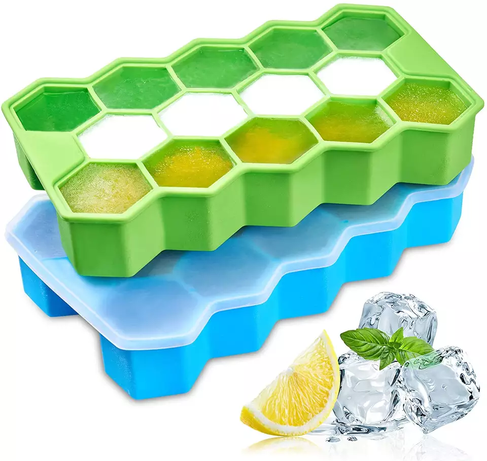 Honeycomb Silicone Ice Molds (6)