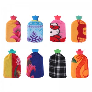 Silicone rubber hot water bottle bag