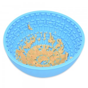 Silicone suction cup licking pad Pet meal pad Silicone slow food pad Dog slow food pad Dog licking pad