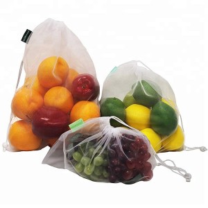 Polyester Mesh Bag Cotton Fruit and Vegetable Produce Bag