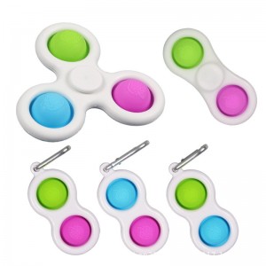 Push Pop Bubble Fidget Finger Spinner Toy