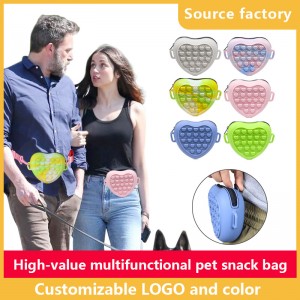 Silicone Dog Treat Pouch-Small Training Bag