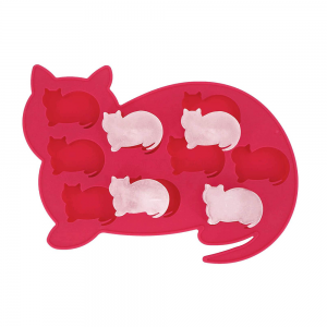 Cat Shaped Silicone Ice Cube Tray