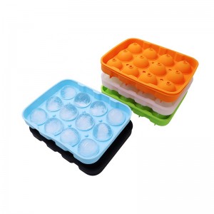 Silicone tool huge ice make ball mold 12 sphere