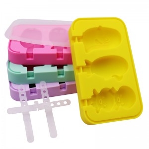 OEM/ODM China Silicone Ice Cube Trays - Silicone Ice Cream Mold with Reusable Stick – SHY