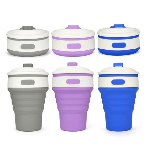 Silicone Collapsible Cups Portable Silicone Coffee Mug