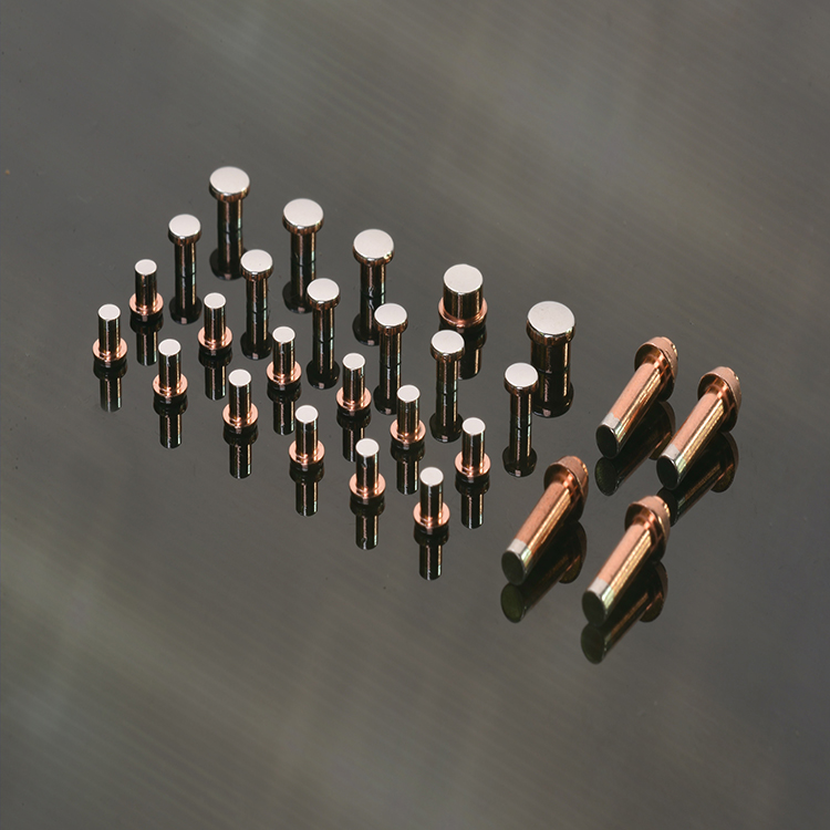 High reputation Flat Head Solid Rivets - Tri-metal Contact rivet – ZHJ