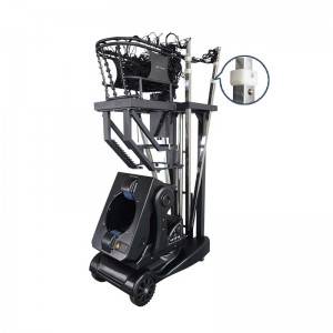 Basketball training machine without remote control