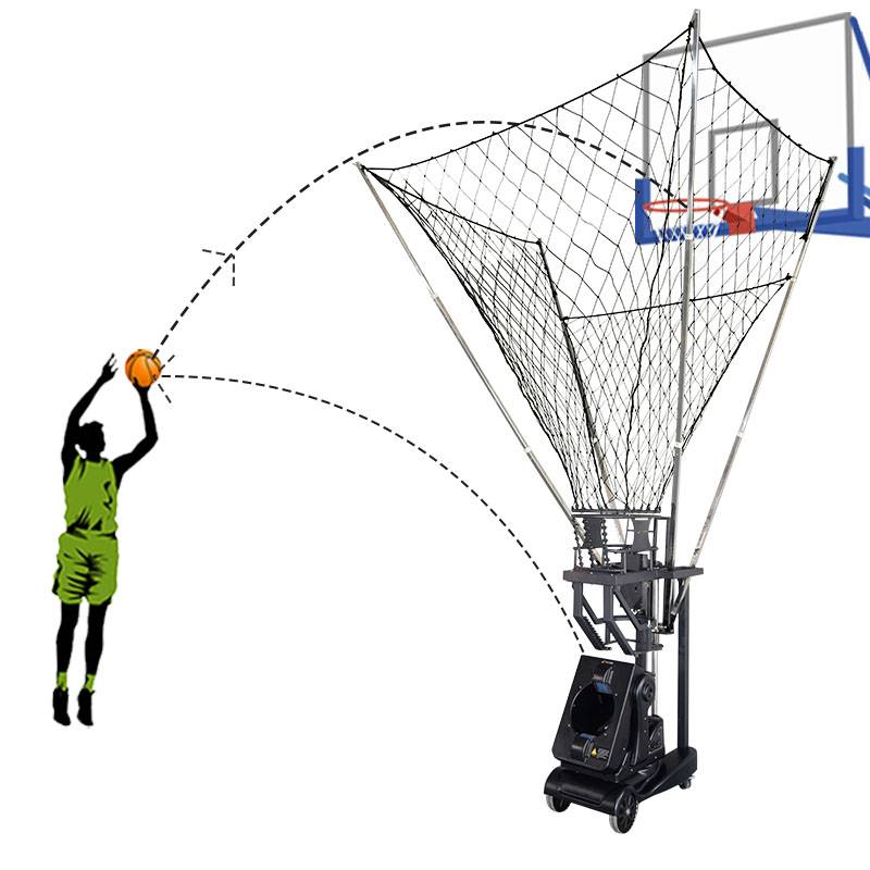 Chinese Professional Basketball Rebound Machine - Basketball training machine with remote control – Ismart