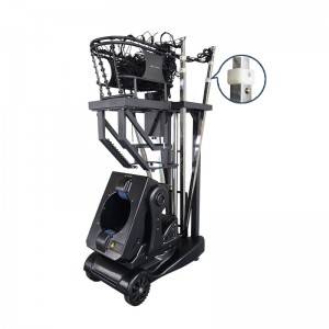 Basketball training machine with remote control