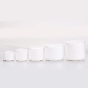 2020 wholesale price Containers For Creams And Lotions - 20g 30g 50g 100g 150g White Big Size Plastic Body Lotion Jar Single Wall Body Scrub Container  – Sich