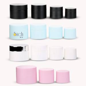 China New Product China 1g 3G 5g PS Cosmetic Plastic Jar for Nail Powder