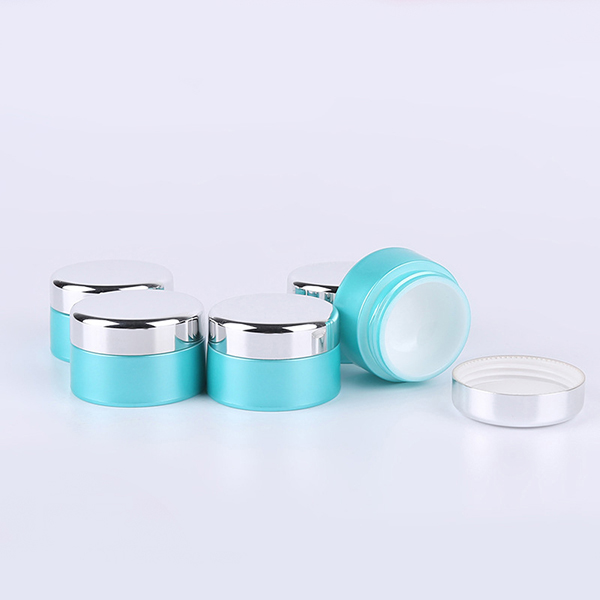 Discount Price Cream Jars Cosmetic Packaging - 5g Low Price Blue Small Cream Container Empty Round Lip Balm Jar – Sich