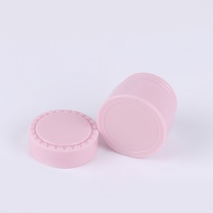 10g 15g Lovely Pink Small Packaging Cosmetics Container Nail Gel Cream Jar with Heart Edge