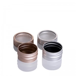 10g Empty Metal Storage Box Steel Small Aluminum Nail Cream Silver Design Cosmetic Packaging Bottle In Customized