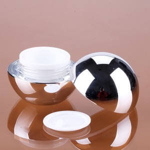 5g 10g Color Gel Luxury Cosmetic Pot Plastic Nail UV Gel Global Jar Color Gel Ball Shape Container
