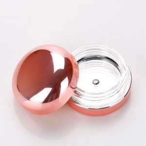 10g lip cream beauty container cosmetic uv painted PETG LOW PRICE empty custom plastic jar