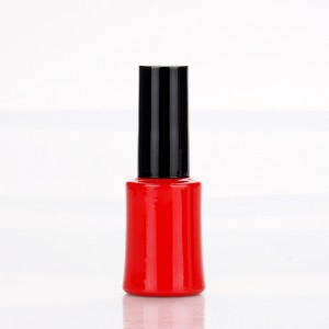 8-9ml empty glass beauty choices colored nail uv gel polish container red personal design glue bottle