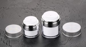 Factory best selling China Factory Price Clear Custom Skin Care Cream Airless Acrylic Jar Cosmetic Packaging Jar Wholesale 15g 30g