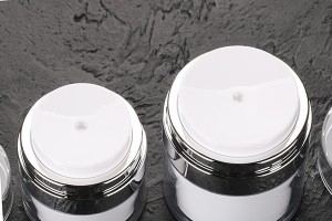 Factory best selling China Factory Price Clear Custom Skin Care Cream Airless Acrylic Jar Cosmetic Packaging Jar Wholesale 15g 30g