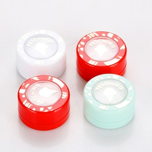 2g 10g new beautiful color powder container travel size cosmetic cute face cream pot eyeshadow plastic bottle