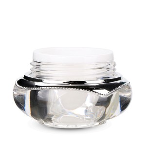 5g 10g empty cosmetic cream jar with inner lids for cosmetic