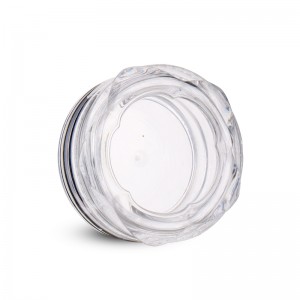 7g 10g Transparent Clear Powder Jar With Cap Unique Design GlitterJar Round Shaped Cosmetic Packing Jar