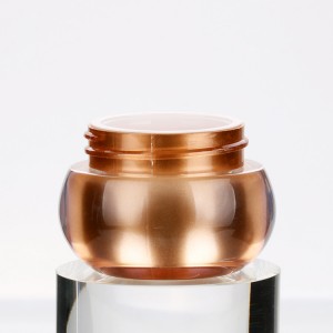 10g Rose Gold Acrylic Jars Nail Gel Containers Beautiful Eye Cream Packaging