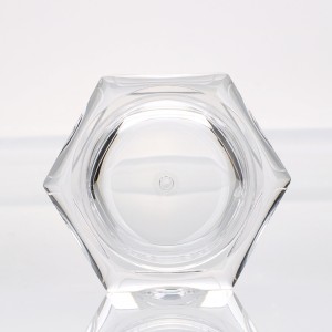 50g clear loose powder packaging recycled plastic bottles unique cosmetic jars for glitter