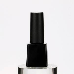 5ml Black Nail Polish Bottle Unique Shape Nail Gel Container UV Gel Glass Bottle