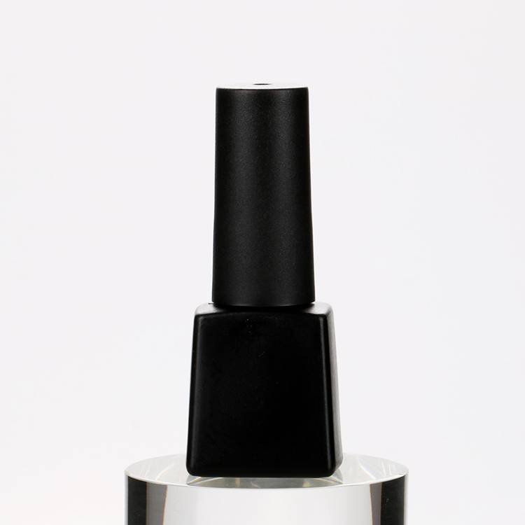 Good Quality Nail Gel Jar - 5ml Black Nail Polish Bottle Unique Shape Nail Gel Container UV Gel Glass Bottle  – Sich