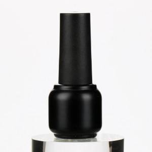 5ml Plastic Nail Art Gel Bottle Matte Black Gel Polish Container Nail Varnish Bottle with Brush