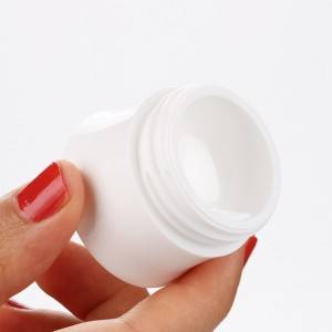 15g 30g 50g Wholesale Gel Polish PP White Plastic Container Empty Glue Jar for UV Gel
