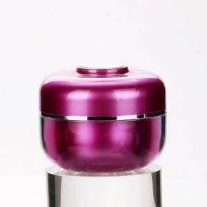 10g Purple Acrylic Cosmetic Packaging Cream Jars Korean Style Nail Polish Luxury Container