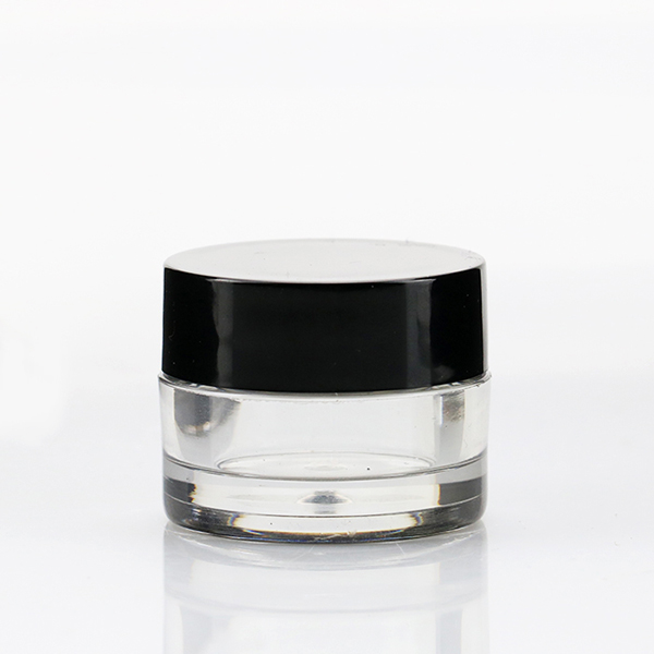 Best quality Mini Lotion Bottles Bulk - 5g Empty Wholesale Cosmetic Cylinder Eye Shadow Jar Clear Plastic Bottle for Nail Glitter Powder – Sich