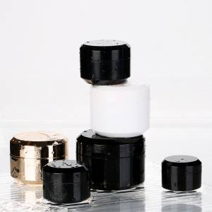 5g 10g 15g 30g 50g Matte Nail Art Polish Bottle Black UV Gel Jar Manufacturers