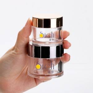 Reliable Supplier Cosmetic Lotion Bottle - 15g 30g 50g Clear Acrylic Powder Jars Nail Polish Empty Glitter Container Hot sale products – Sich