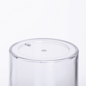 0.5oz 1oz 2oz Acrylic Powder Plastic Jars with Colorful Lids – Made of Acrylic Material