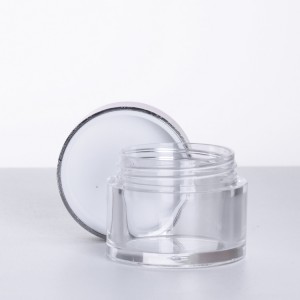 0.5oz 1oz 2oz Acrylic Powder Plastic Jars with Colorful Lids – Made of Acrylic Material