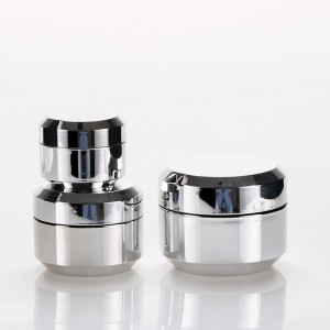 5g 10g 15g 30g 50g Luxury Silver Color Cosmetic Lip Scrub Jar Color Logo Support Custom