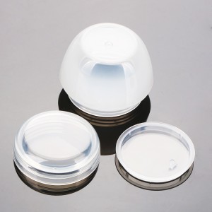 5g 20g 30g 50g high quality plastic jars glitter powder pearl bracelet case chrome pink container