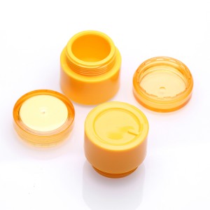 5g High quality cosmetic packaging empty screw cap plastic jar for cosmetics by cosmetic skincare plastic cream jar from Kinpack