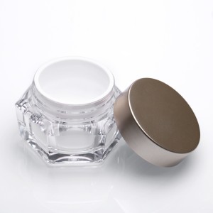 50g customized OEM good quality cheap cosmetic plastic nail gel dipping powder jar with lid