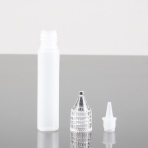 10ml 20ml 30ml 50ml 60ml White PE Nail Nutrition Liquid Bottle Small Nail Art Remover Container with Lids