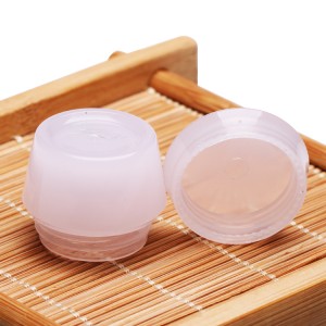 Mini plastic jars with lids and inner liners empty lotion containers/travel cream containers