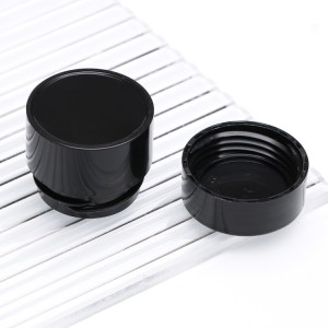 5g Custom Logo Black Cream Jar Mini Round Shaped Plastic Jar Skin Care Jar With Lid